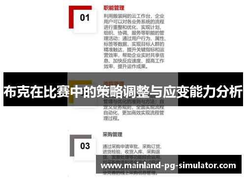 布克在比赛中的策略调整与应变能力分析