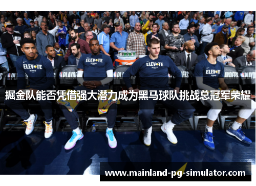 掘金队能否凭借强大潜力成为黑马球队挑战总冠军荣耀