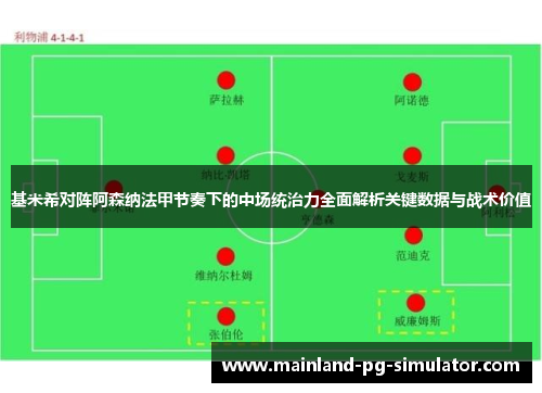 基米希对阵阿森纳法甲节奏下的中场统治力全面解析关键数据与战术价值
